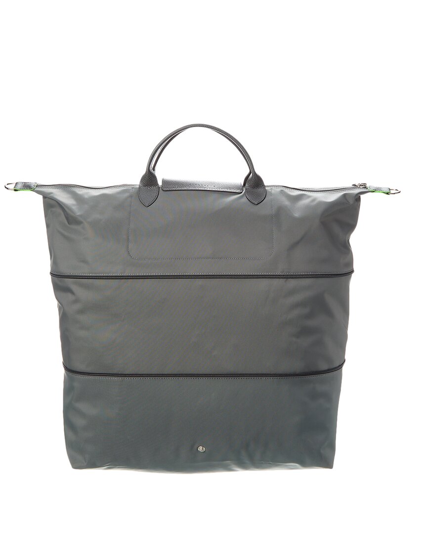 Longchamp Le Pliage Green Expandable Canvas Travel Bag