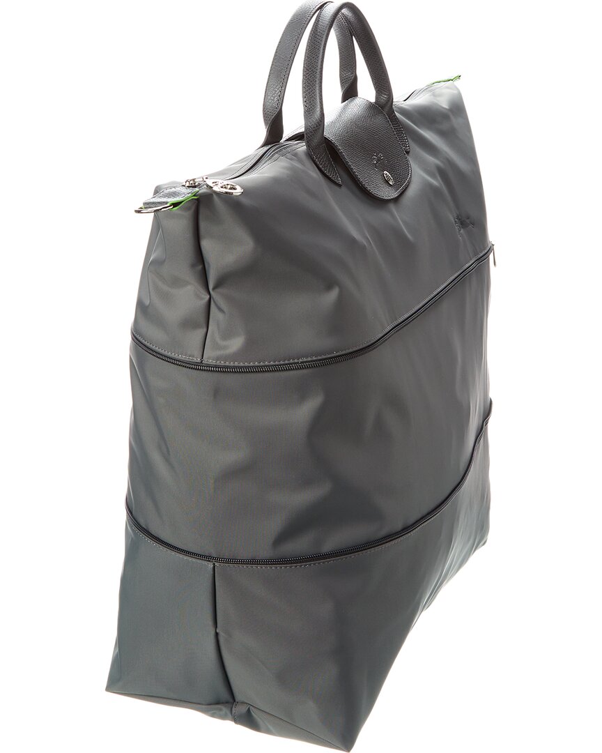 Longchamp Le Pliage Green Expandable Canvas Travel Bag