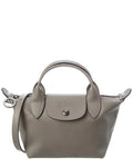 Longchamp Le Pliage Xtra Xs Leather Handbag, Os, Gray