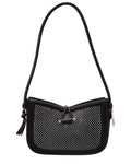 Isabel Marant Vigo Suede Shoulder Bag Black ONE SIZE