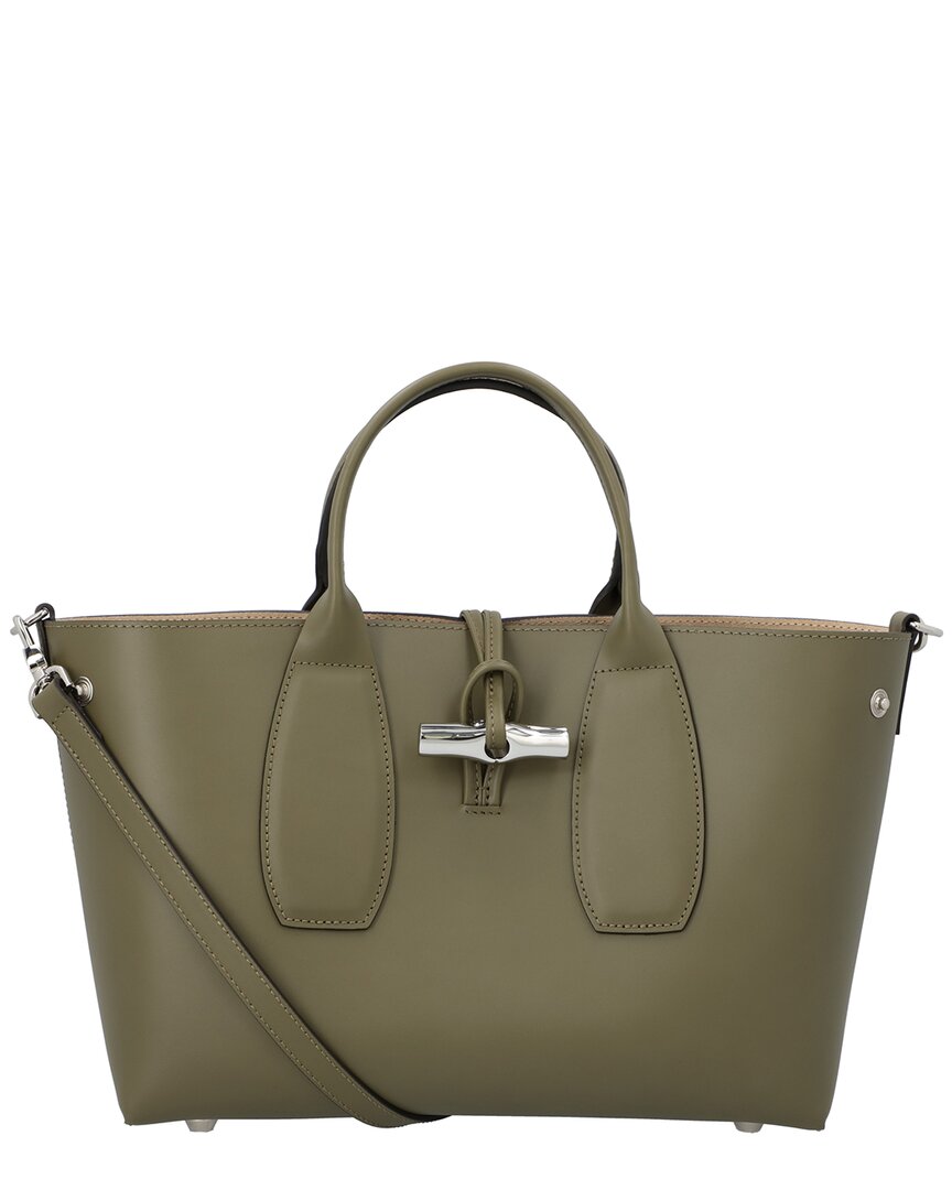 Longchamp Le Roseau Xs Leather Handbag
