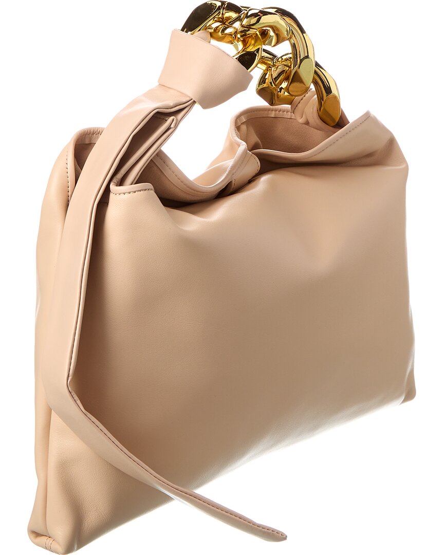 Tiffany & Fred Paris Soft Leather Golden Buckle Leather Hobo Bag