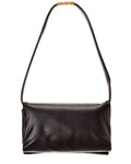 Marni Prisma Small Leather Shoulder Bag Black ONE SIZE