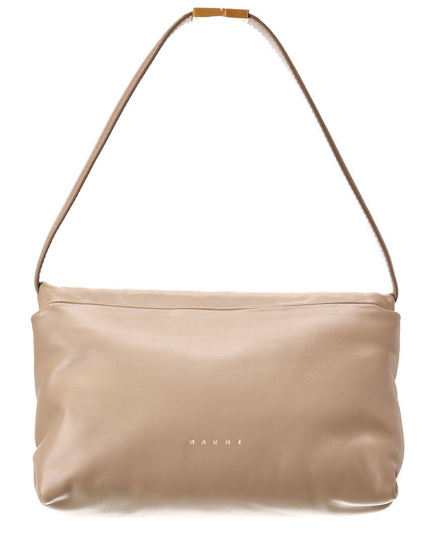 Marni Prisma Leather Shoulder Bag