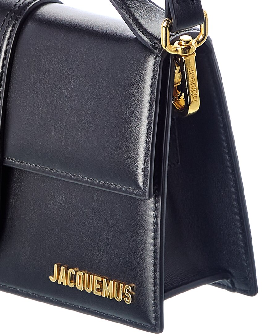Jacquemus Le Grand Bambino Leather Shoulder Bag, Black