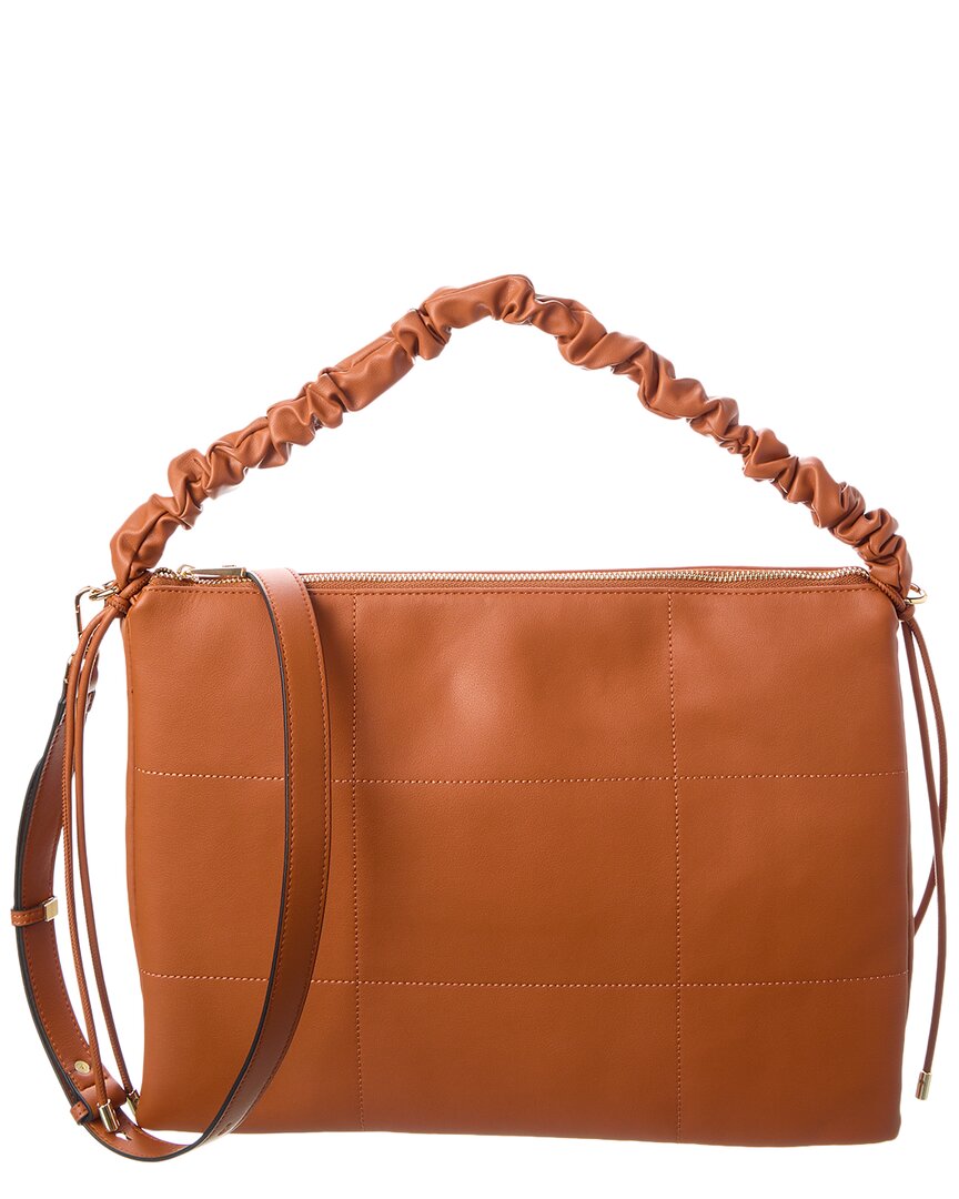 Tiffany & Fred Paris Quilted Leather Tote Brown Multi ONE SIZE