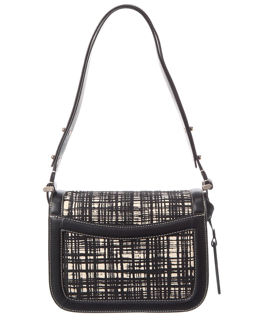Jason Wu Orbit Canvas Shoulder Bag, Black
