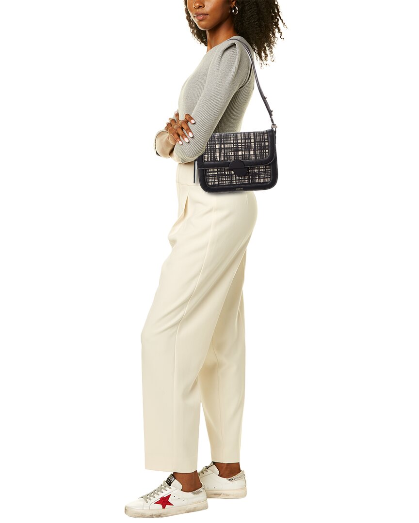 Jason Wu Orbit Canvas Shoulder Bag, Black