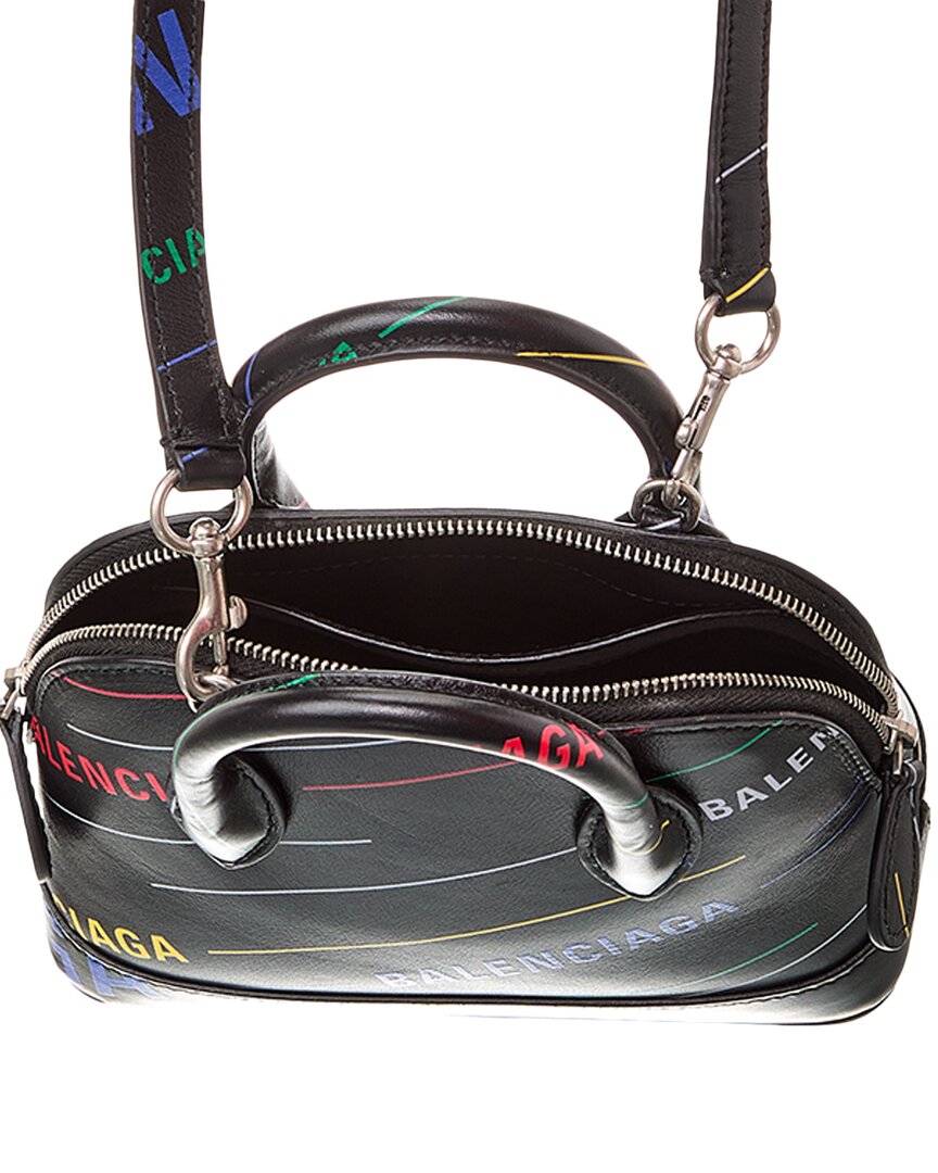 Balenciaga Ville Allover Xxs Leather Top Handle Tote (   )
