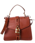 Chloé Aby Day Medium Leather Shoulder Bag (   ) Brown ONE SIZE