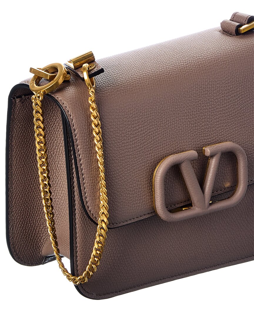 Valentino Vsling Small Grainy Leather Shoulder Bag