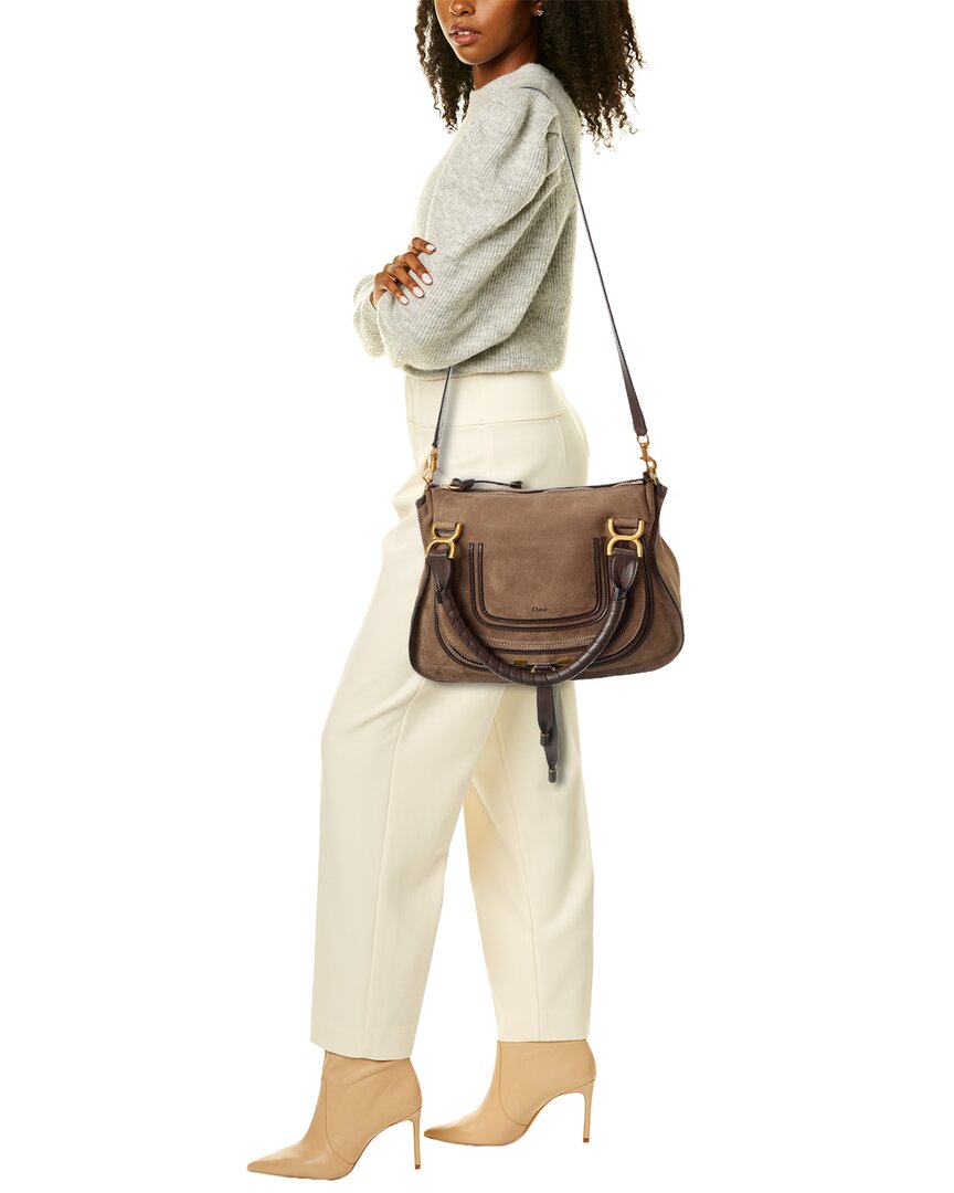 Chloé Marcie Leather Shoulder Bag