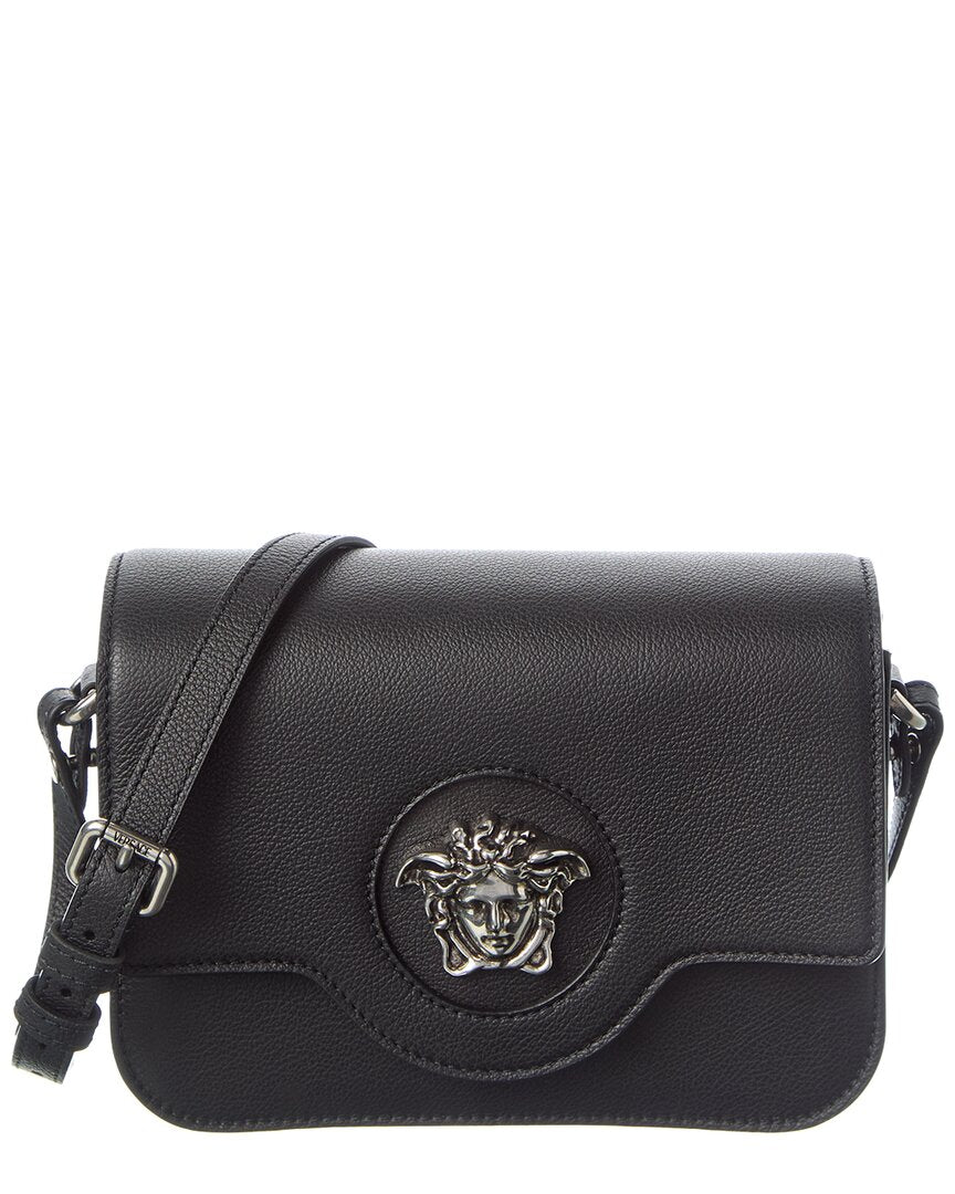 Versace Medusa Leather Shoulder Bag