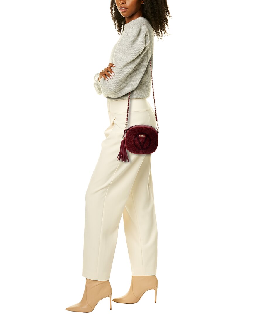Valentino By Mario Valentino Nina Shearling Crossbody