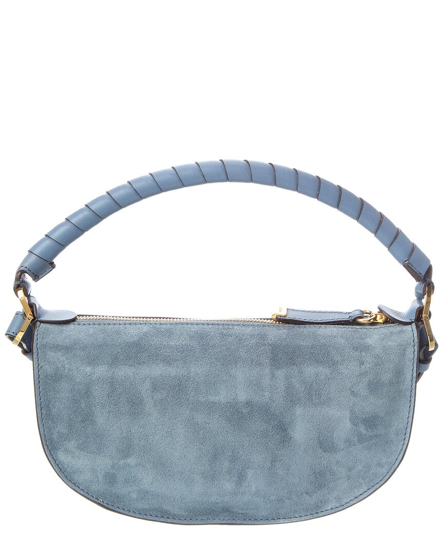 Chloé Marcie Mini Suede & Leather Shoulder Bag