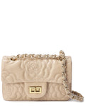Tiffany & Fred Paris Top-Grain Quilted Crossbody/Shoulder Bag