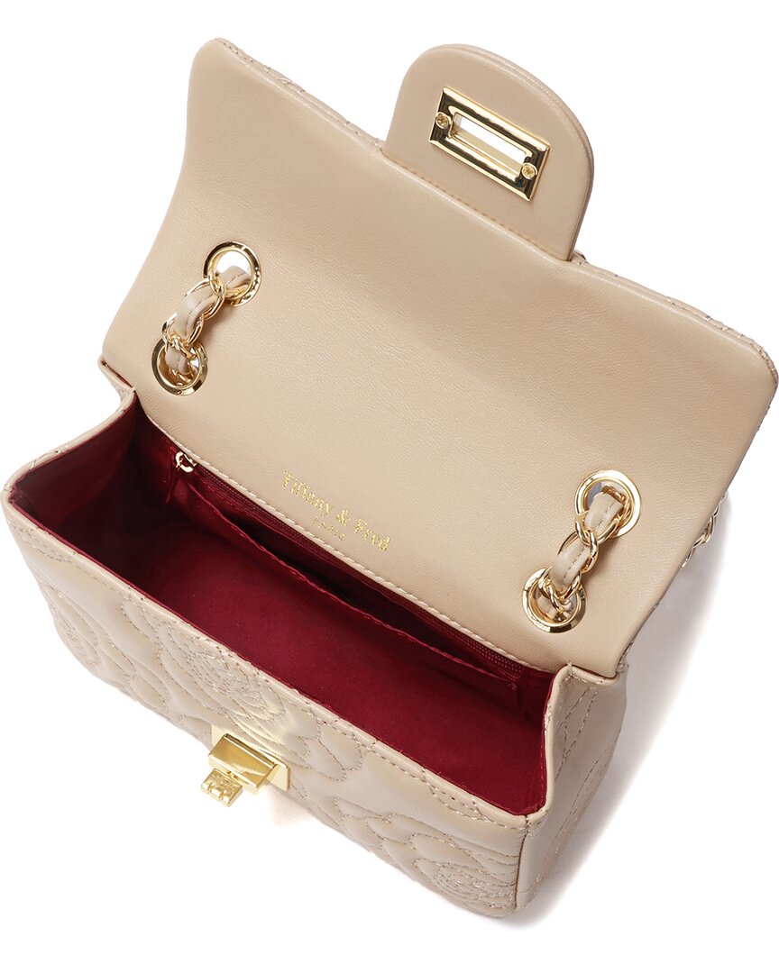 Tiffany & Fred Paris Top-Grain Quilted Crossbody/Shoulder Bag