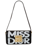 Dior Miss Dior Leather Shoulder Bag Black ONE SIZE