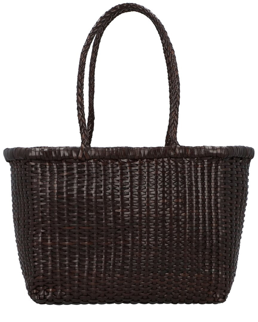 Dragon Diffusion B Weave Small Leather Shoulder Bag