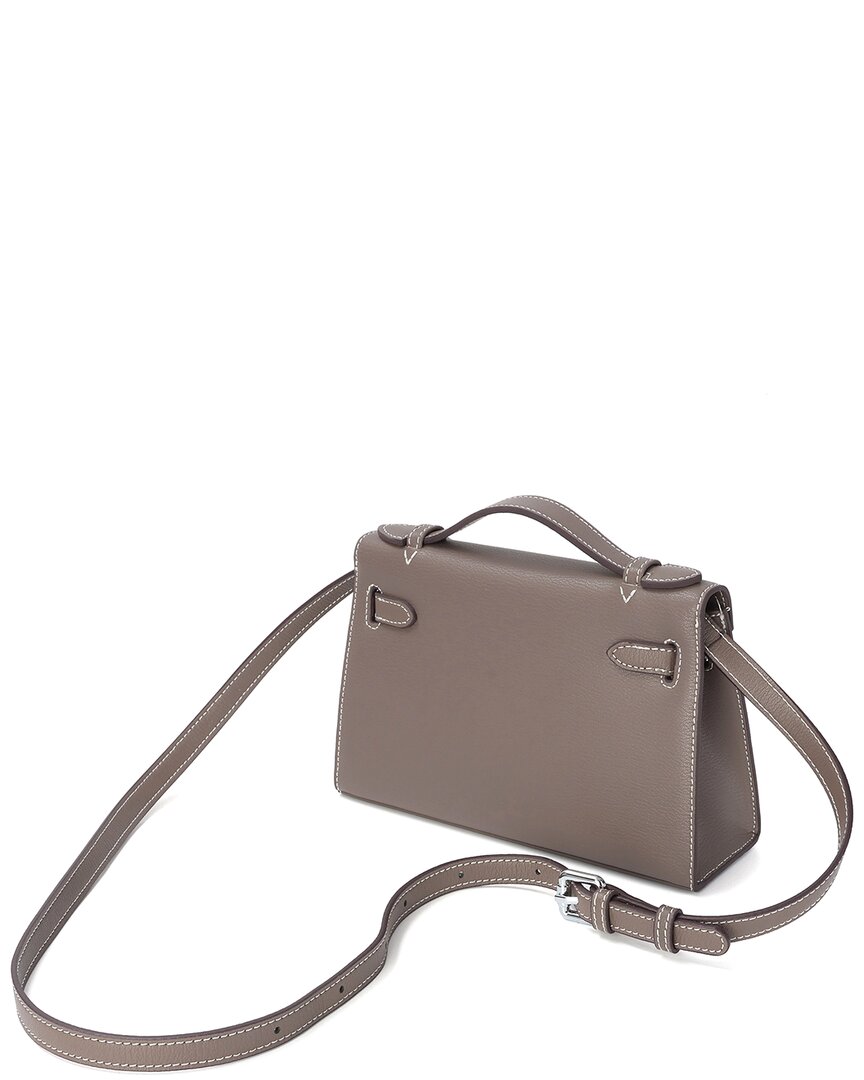 Tiffany & Fred Paris Leather Top-Handle Crossbody