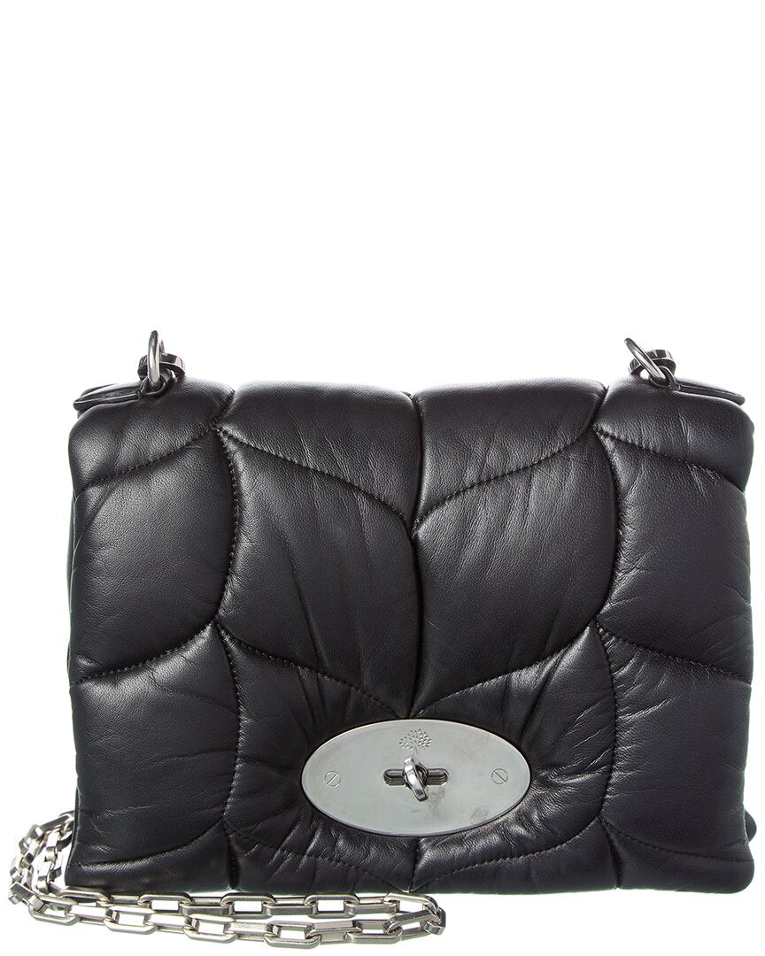Mulberry Little Softie Leather Shoulder Bag Black ONE SIZE