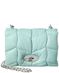 Mulberry Little Softie Leather Shoulder Bag Blue ONE SIZE