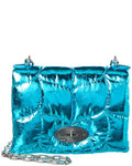 Mulberry Little Softie Leather Shoulder Bag Blue ONE SIZE