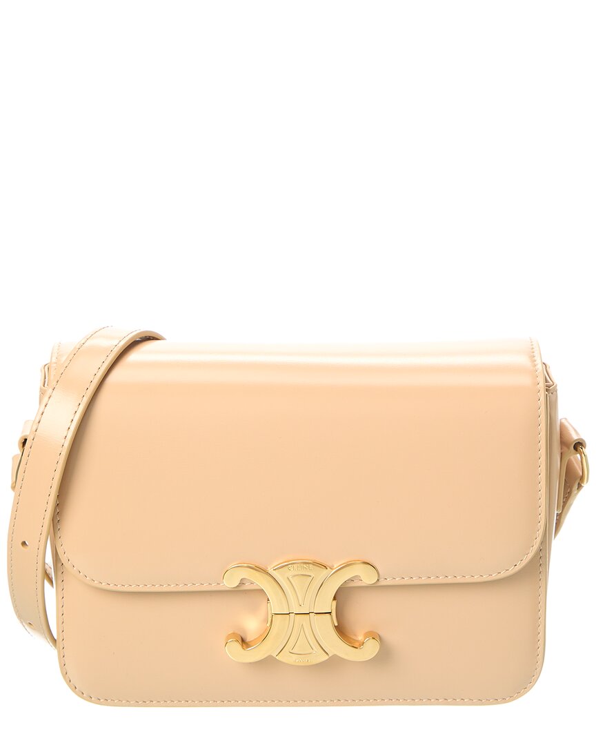 Celine Teen Triomphe Leather Shoulder Bag