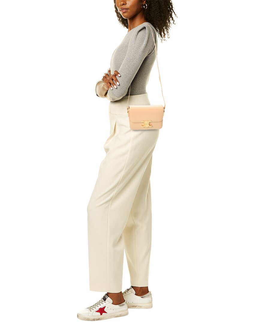 Celine Teen Triomphe Leather Shoulder Bag