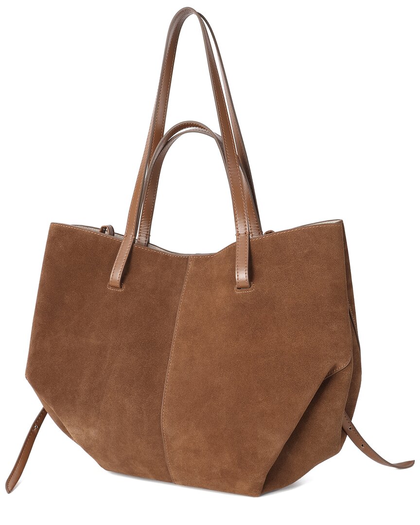 Tiffany & Fred Paris Lambskin Suede Tote