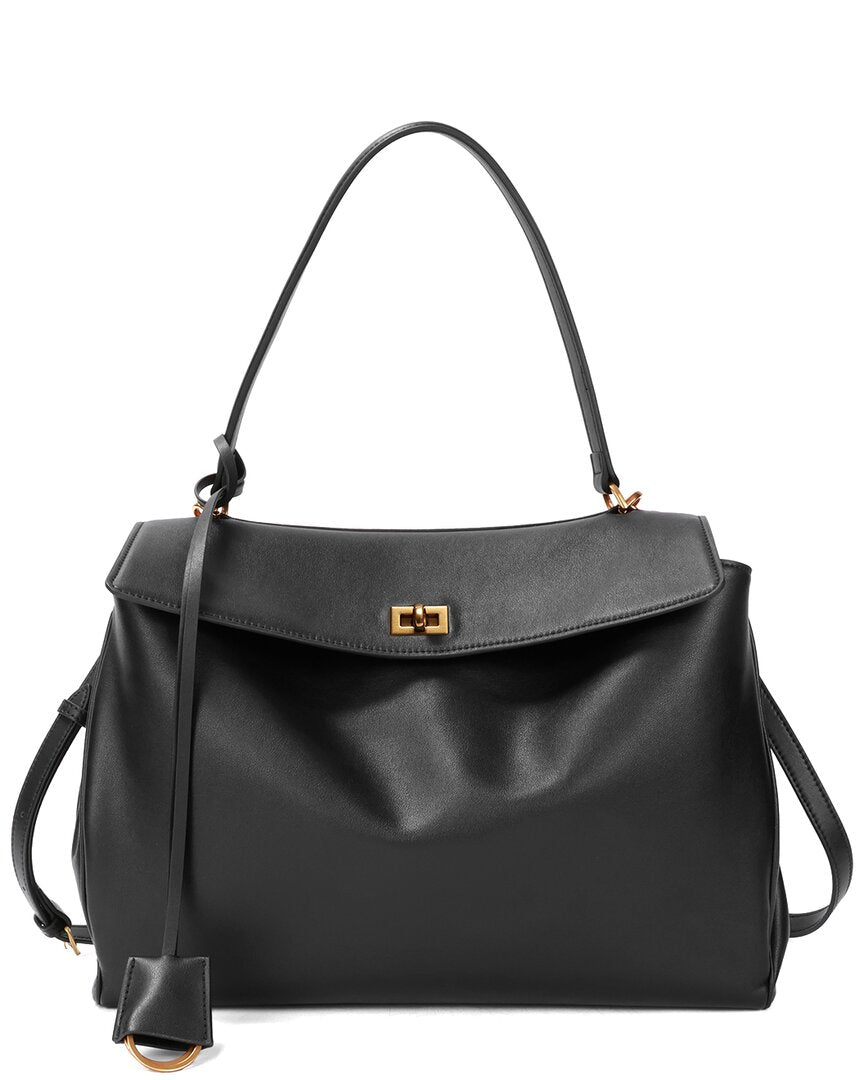 Tiffany & Fred Paris Large Smooth Leather Tote
