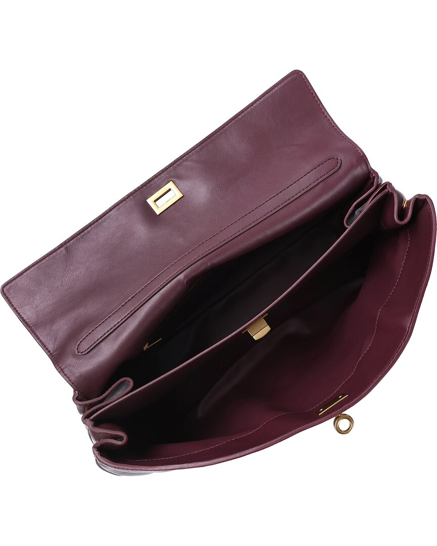 Tiffany & Fred Paris Large Smooth Leather Tote