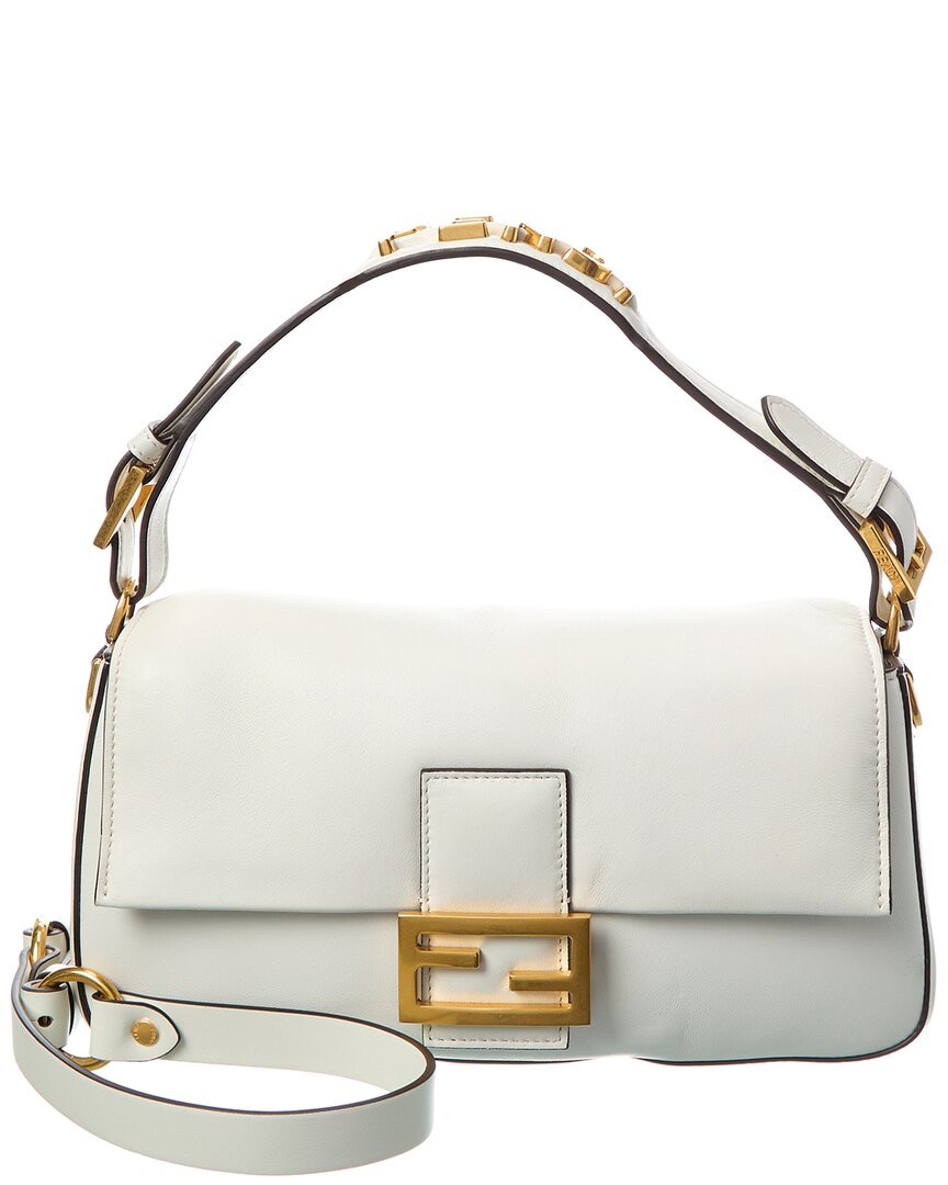 Fendi Baguette Leather Shoulder Bag