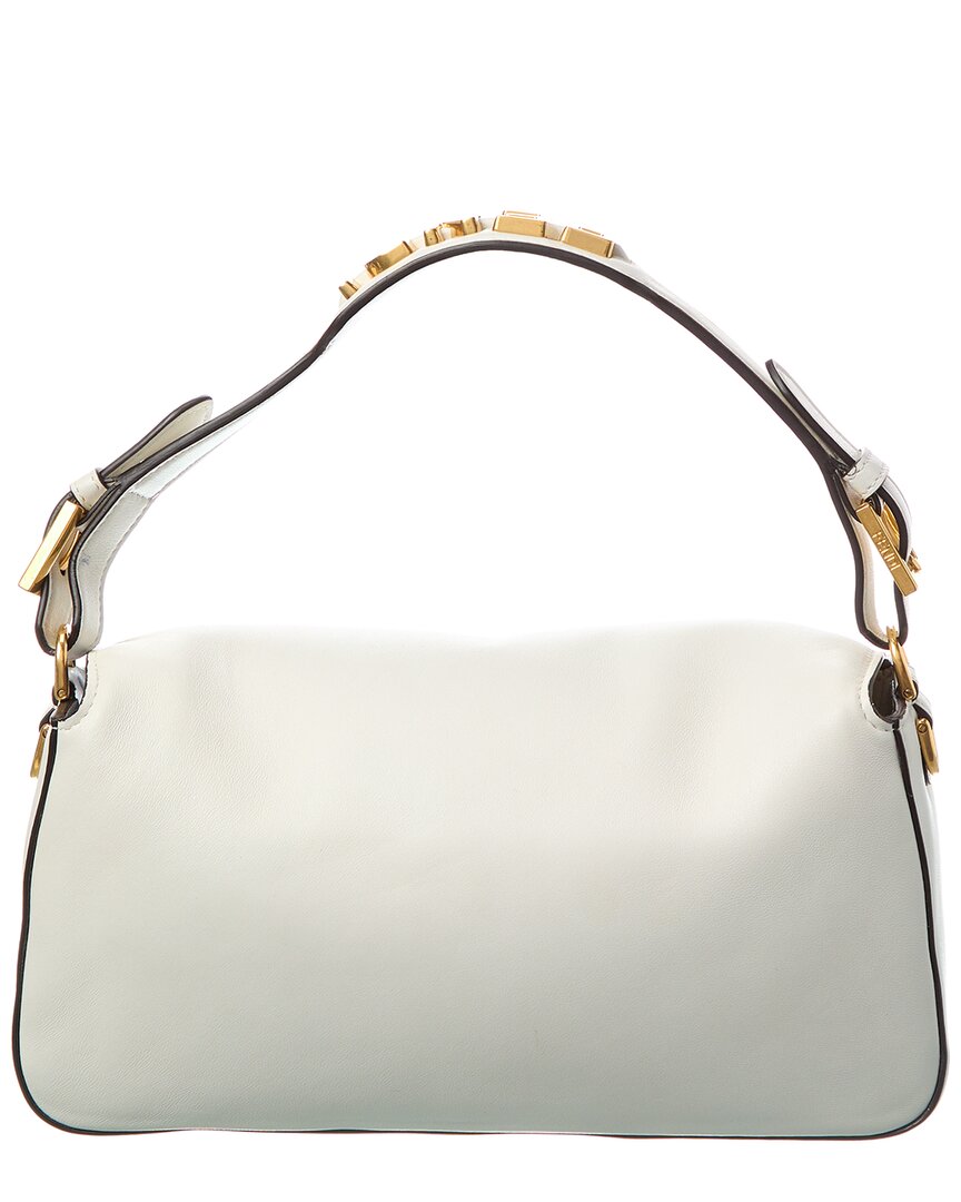 Fendi Baguette Leather Shoulder Bag