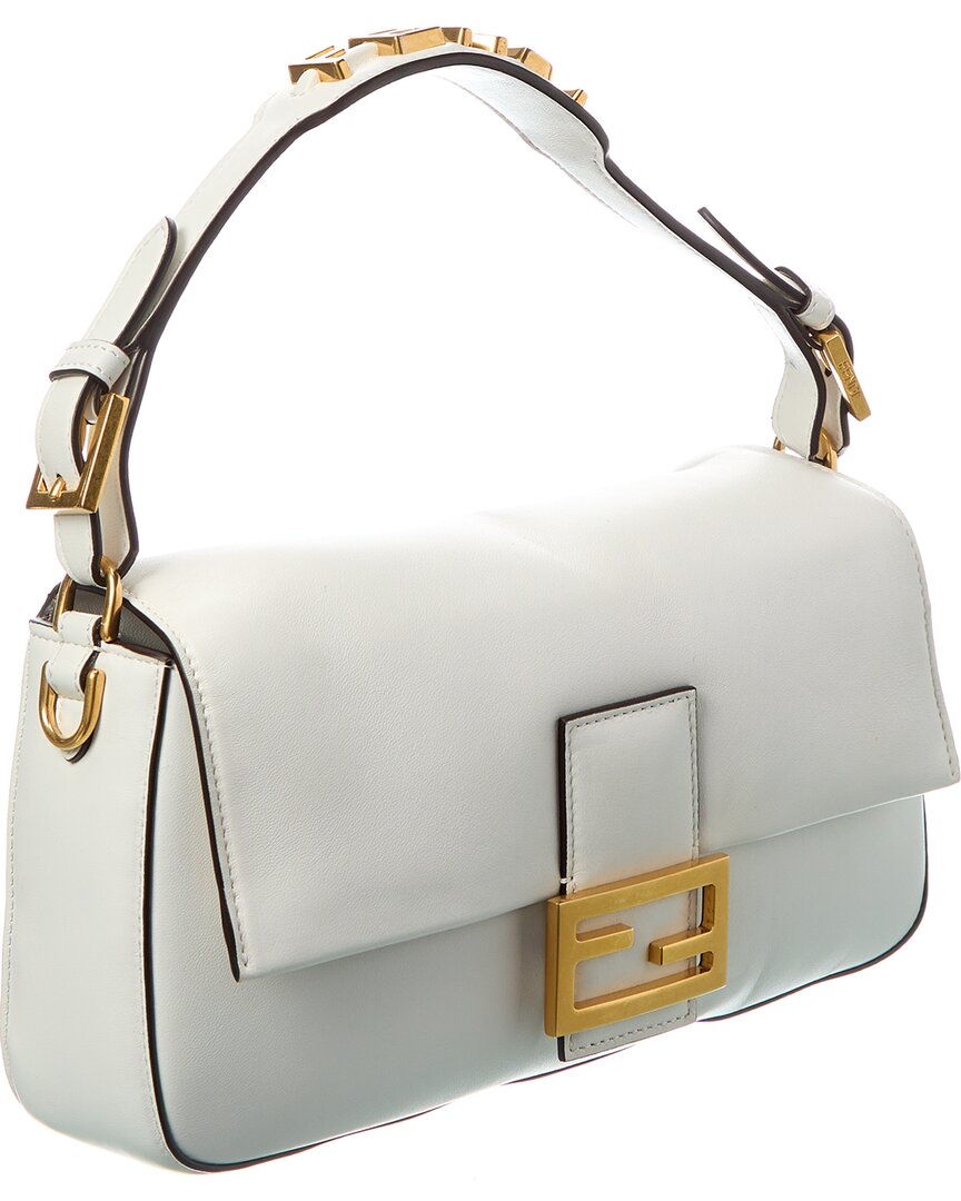 Fendi Baguette Leather Shoulder Bag