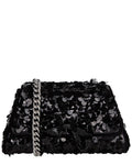 Self-Portrait Mini Bow Leather Shoulder Bag Black ONE SIZE