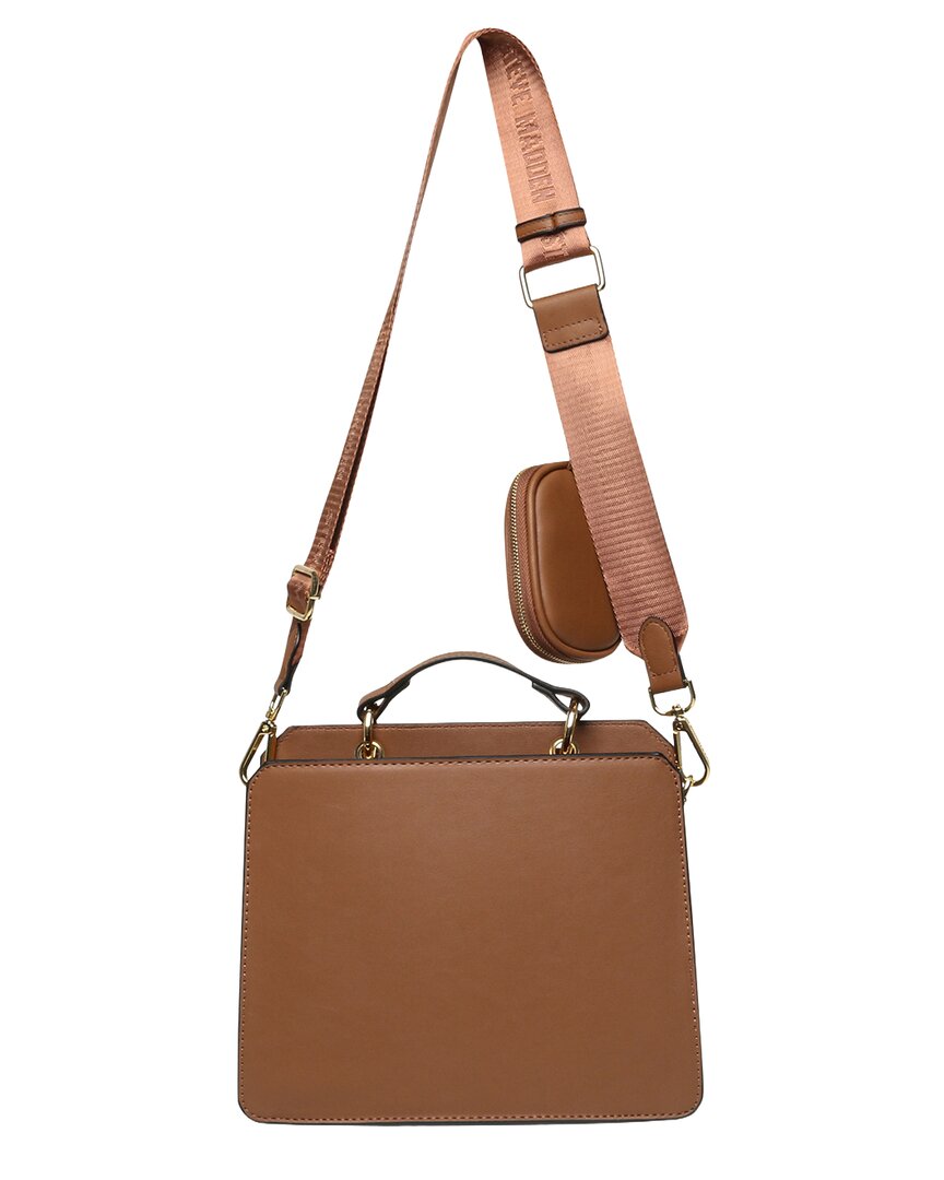 Steve Madden Logo Plaque Top Handle Satchel