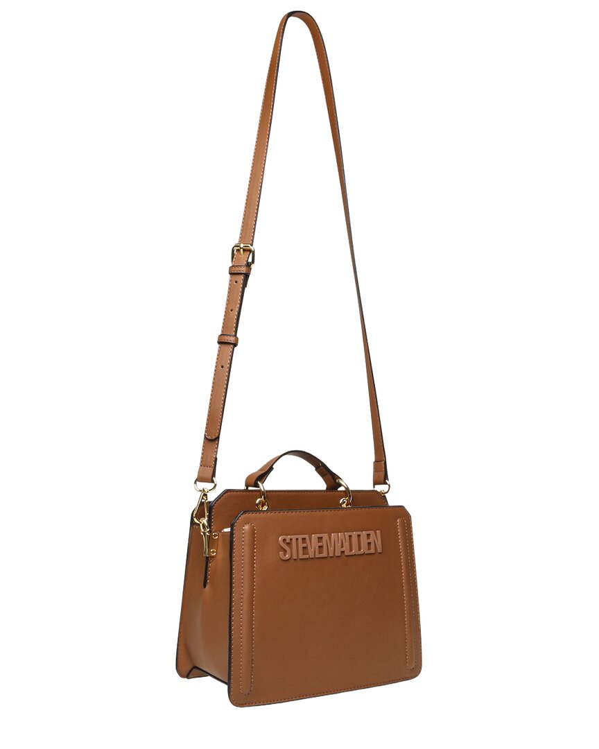 Steve Madden Logo Plaque Top Handle Satchel