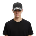 Versace Jeans Couture Black Gothic Logo Print Baseball Cap