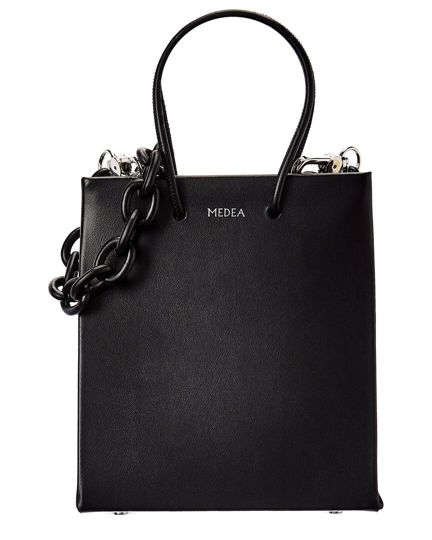 Medea Leather Tote Black ONE SIZE