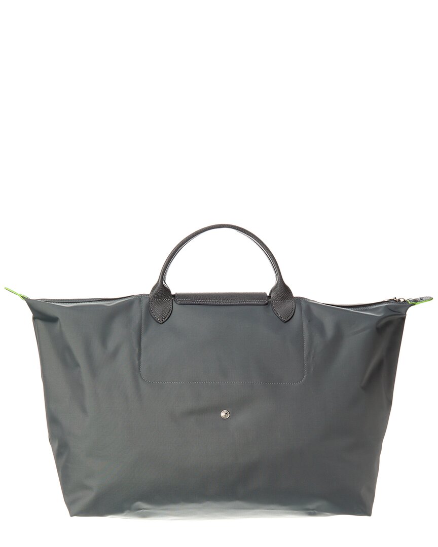 Longchamp Le Pliage Green Large Canvas Travel Bag