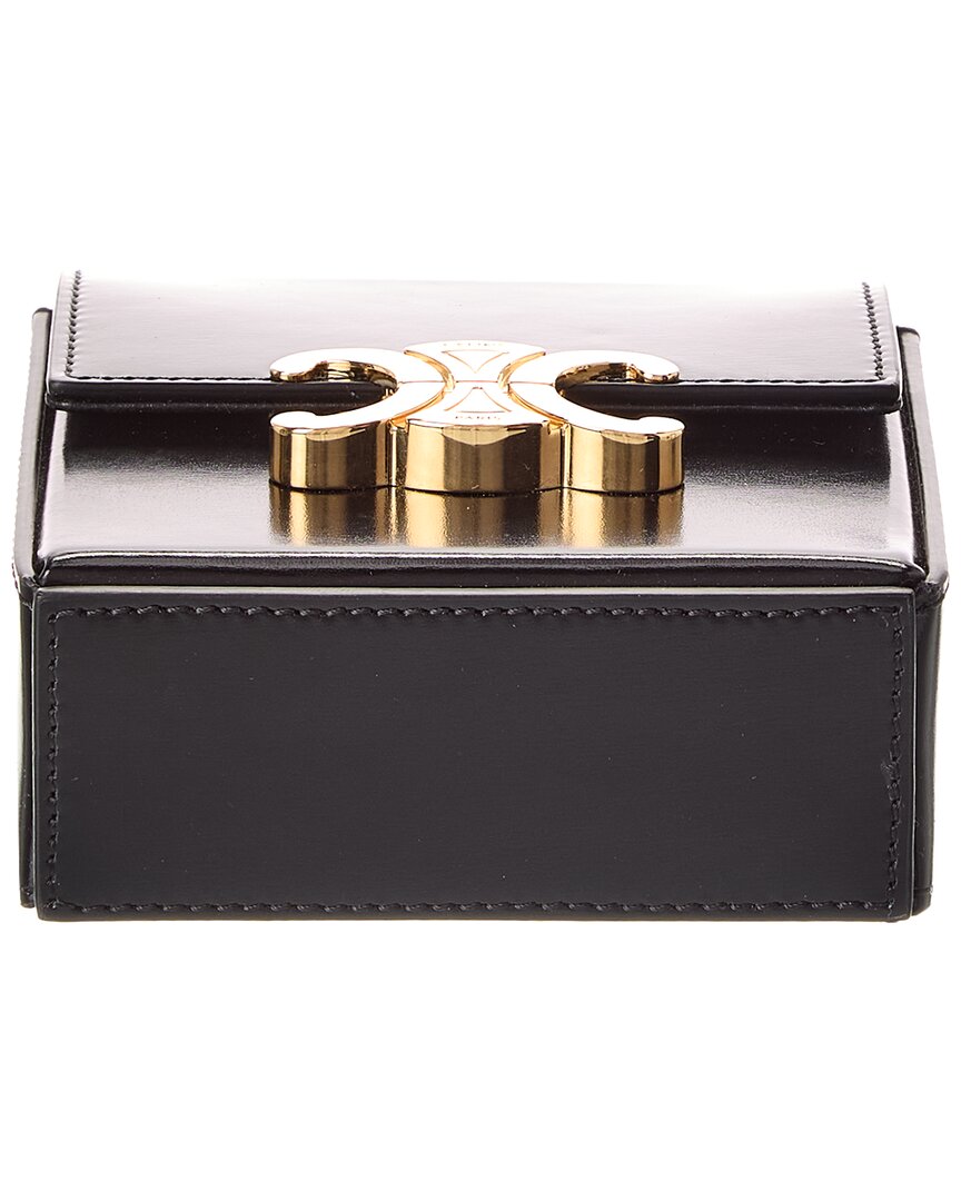 Celine Box Triomphe Mini Leather Crossbody (Authentic  )