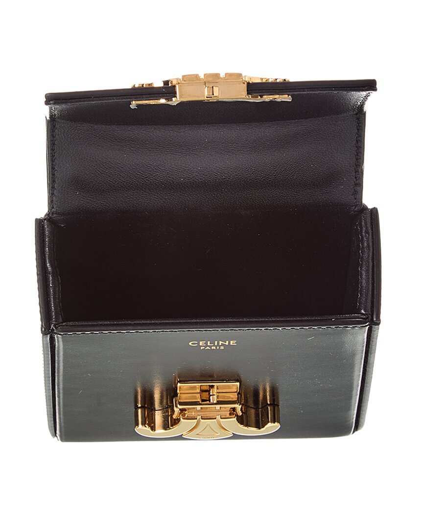 Celine Box Triomphe Mini Leather Crossbody (Authentic  )