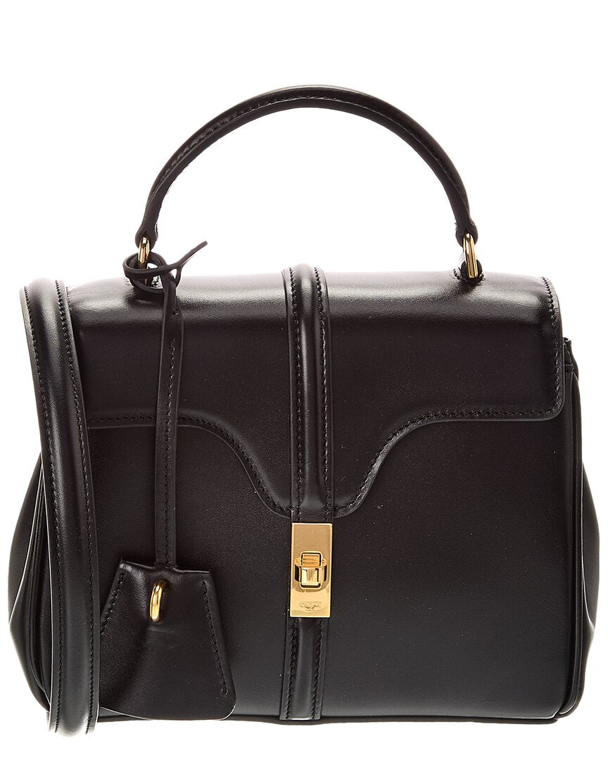 Celine 16 Mini Leather Satchel (Authentic  )