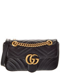 Gucci Gg Marmont Mini Matelasse Leather Shoulder Bag (Authentic  )