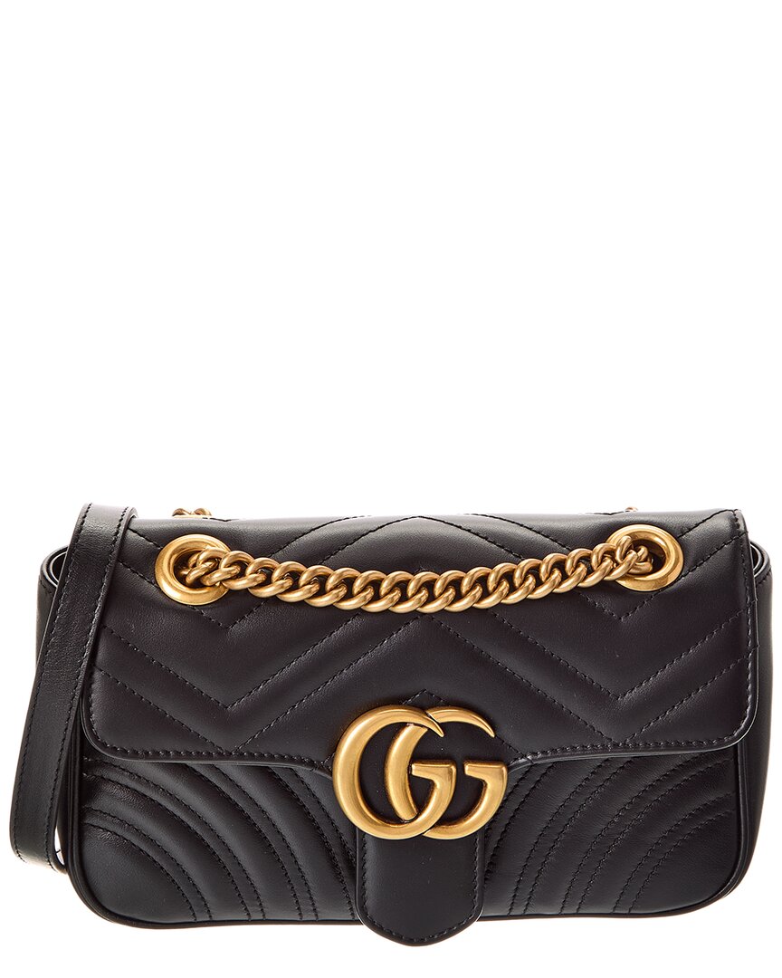 Gucci Gg Marmont Mini Matelasse Leather Shoulder Bag (Authentic  )