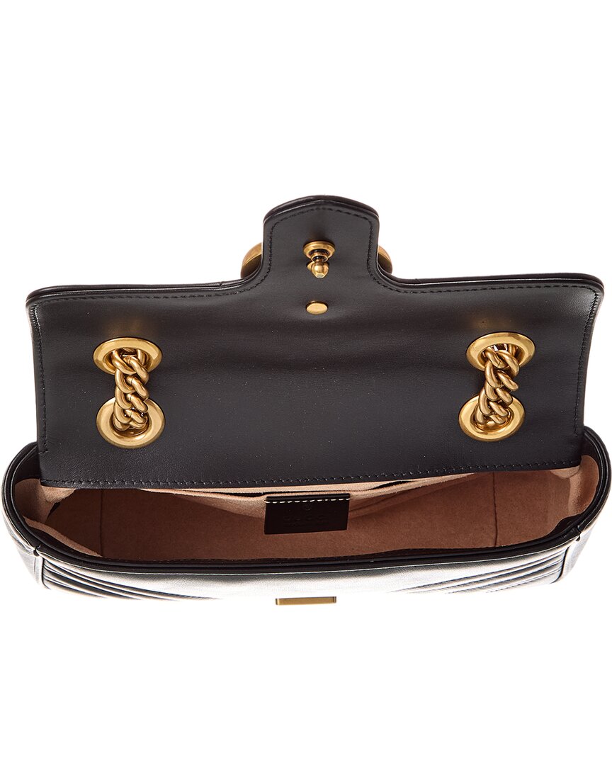 Gucci Gg Marmont Mini Matelasse Leather Shoulder Bag (Authentic  )