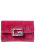 Gucci Square G Velvet Shoulder Bag (Authentic  )