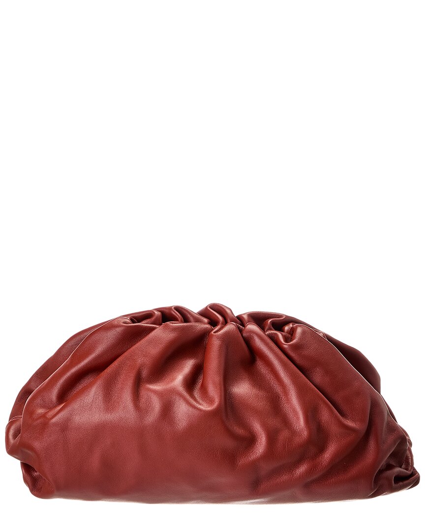 Bottega Veneta The Pouch Leather Clutch (Authentic  )