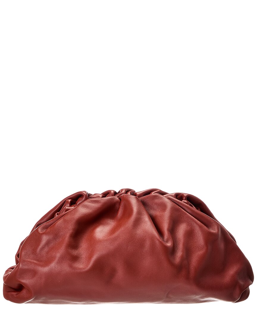 Bottega Veneta The Pouch Leather Clutch (Authentic  )